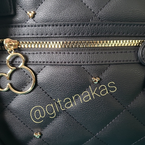 🎄Disney Mickey Minnie Studded Travel Luggage Bags - Picture 3 of 15